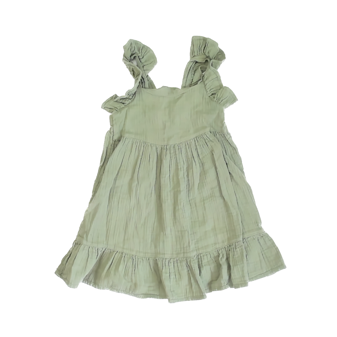 Cat & Jack Girls Sage Dress Size: 4T Sage