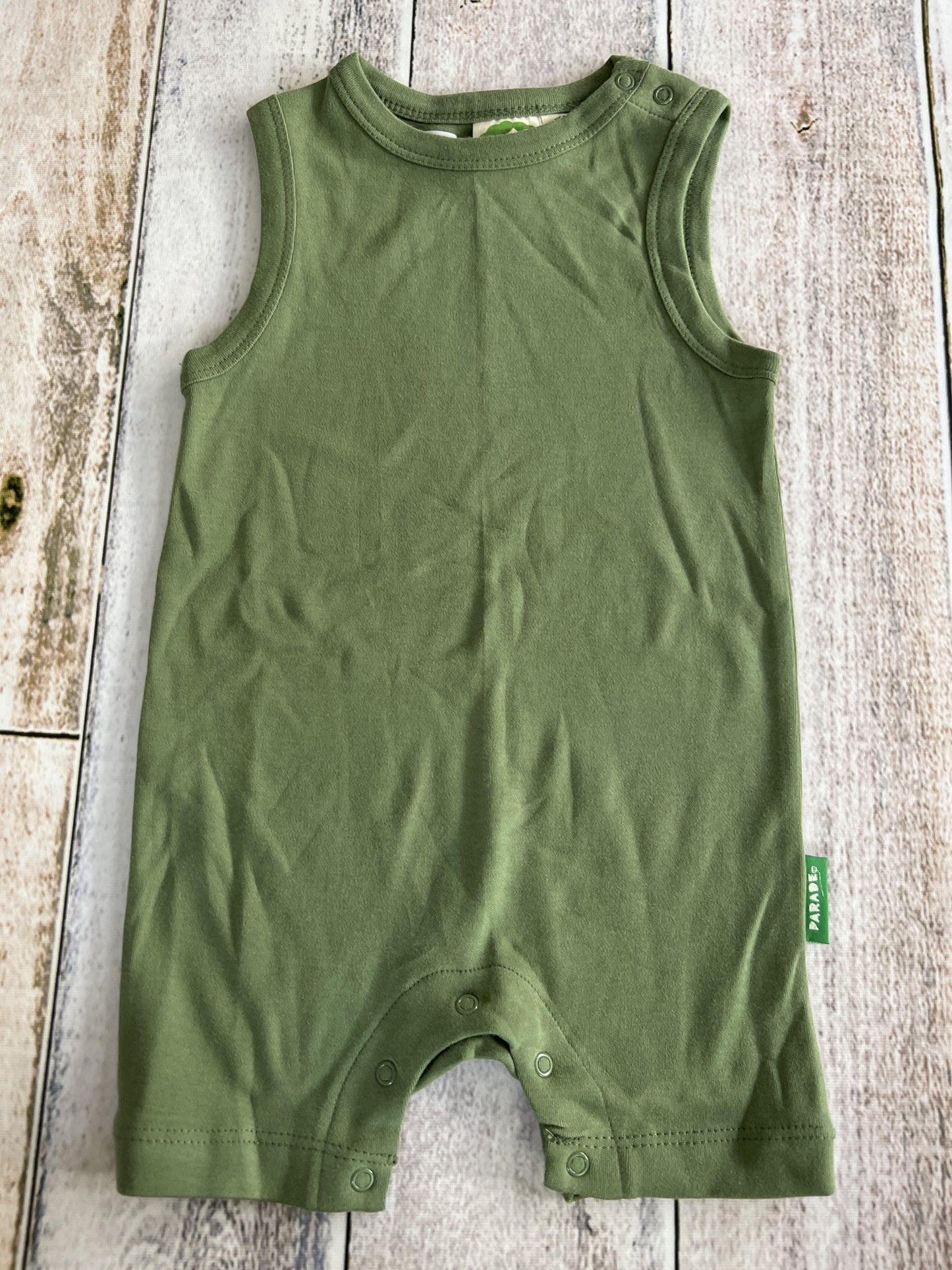 Parade Unisex Sage Romper Size: 12-18 months Sage