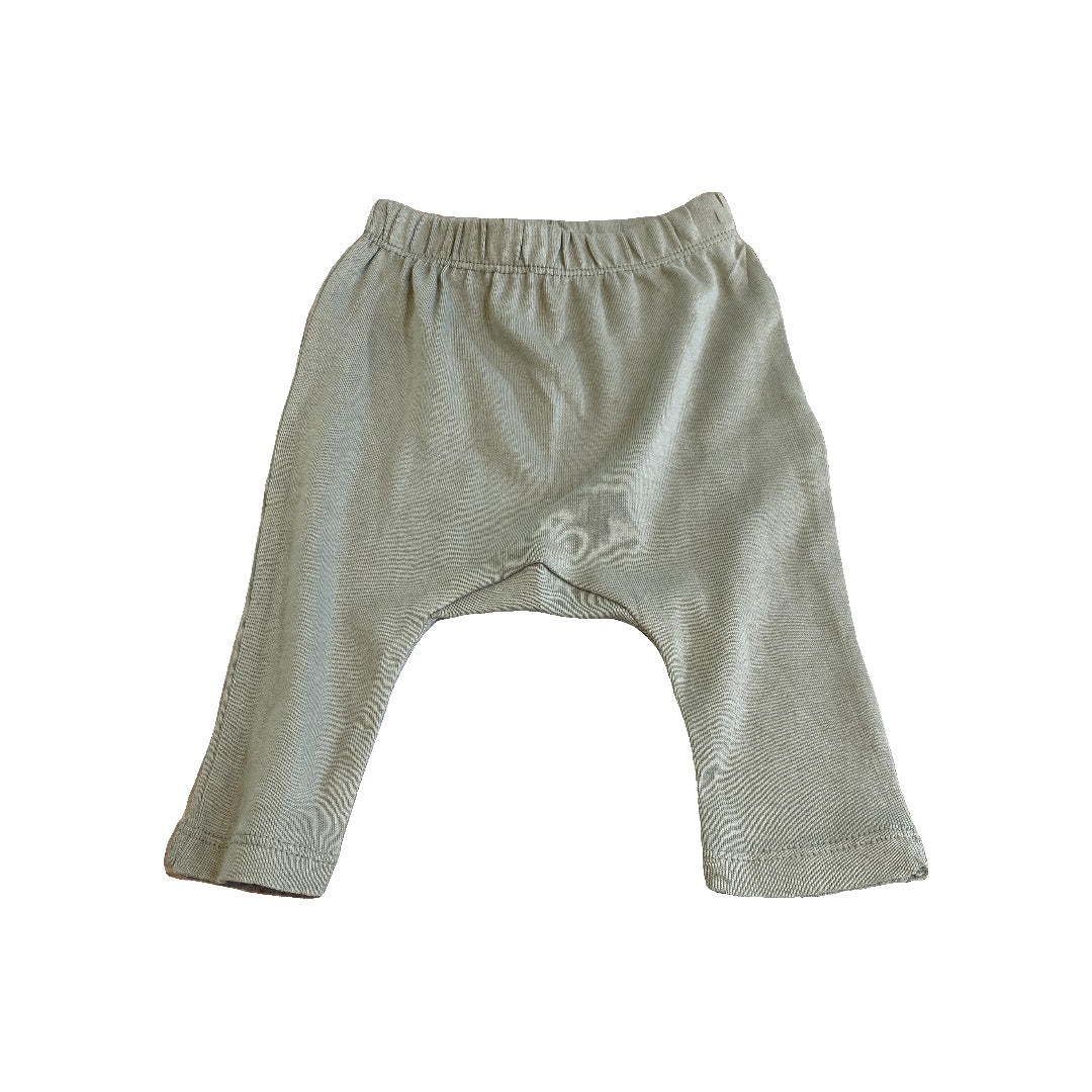 Honest co Unisex Sage Pants Size: 0-3 months Sage