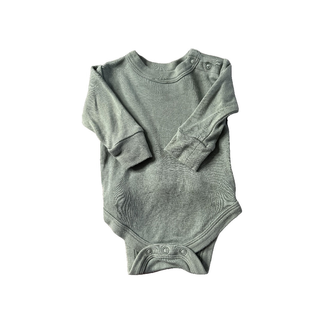 Goumi Unisex Sage Onesie Size: 0-3 months Sage