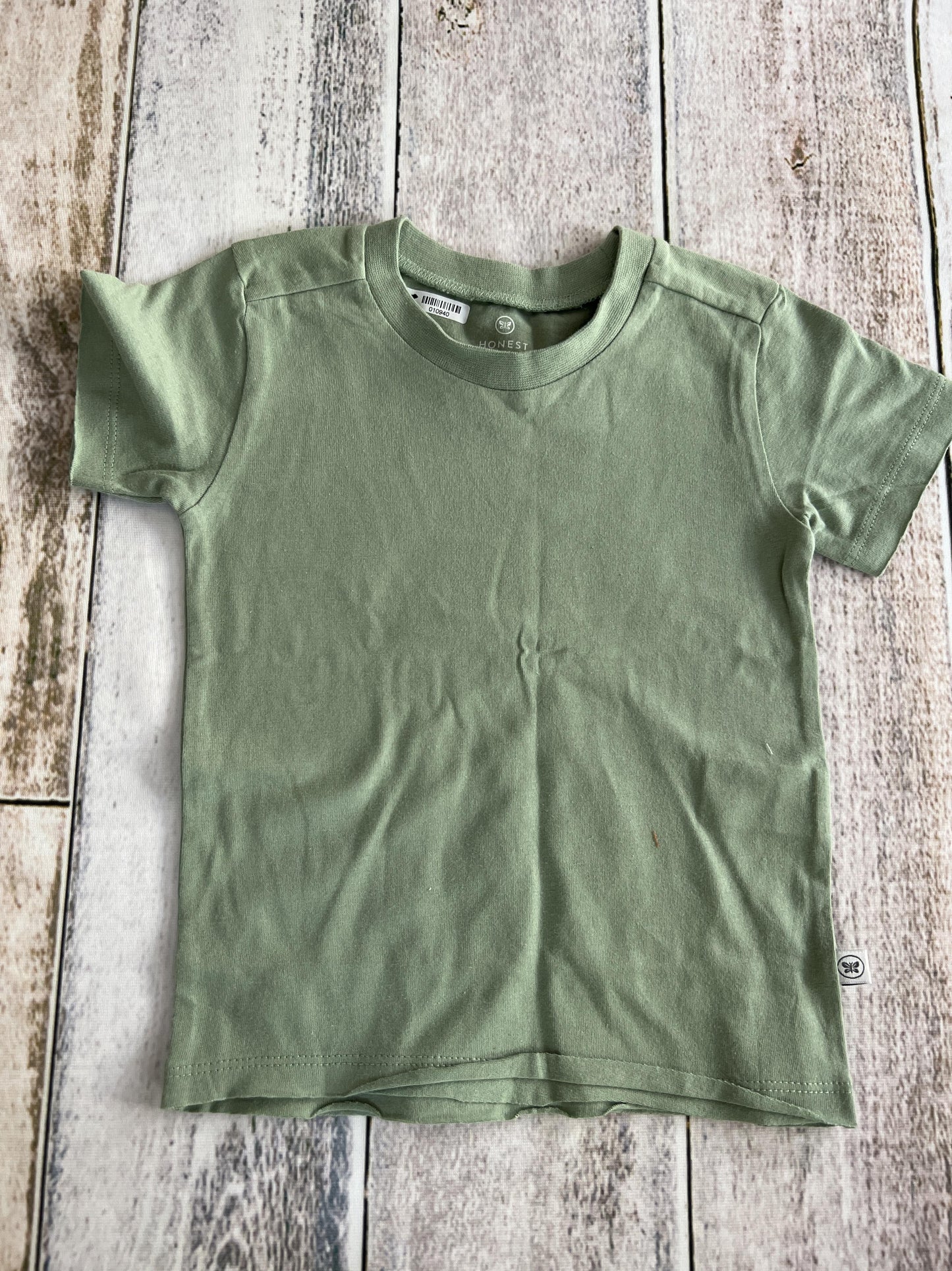 Honest co Unisex Sage T-Shirt Size: 12 months Sage