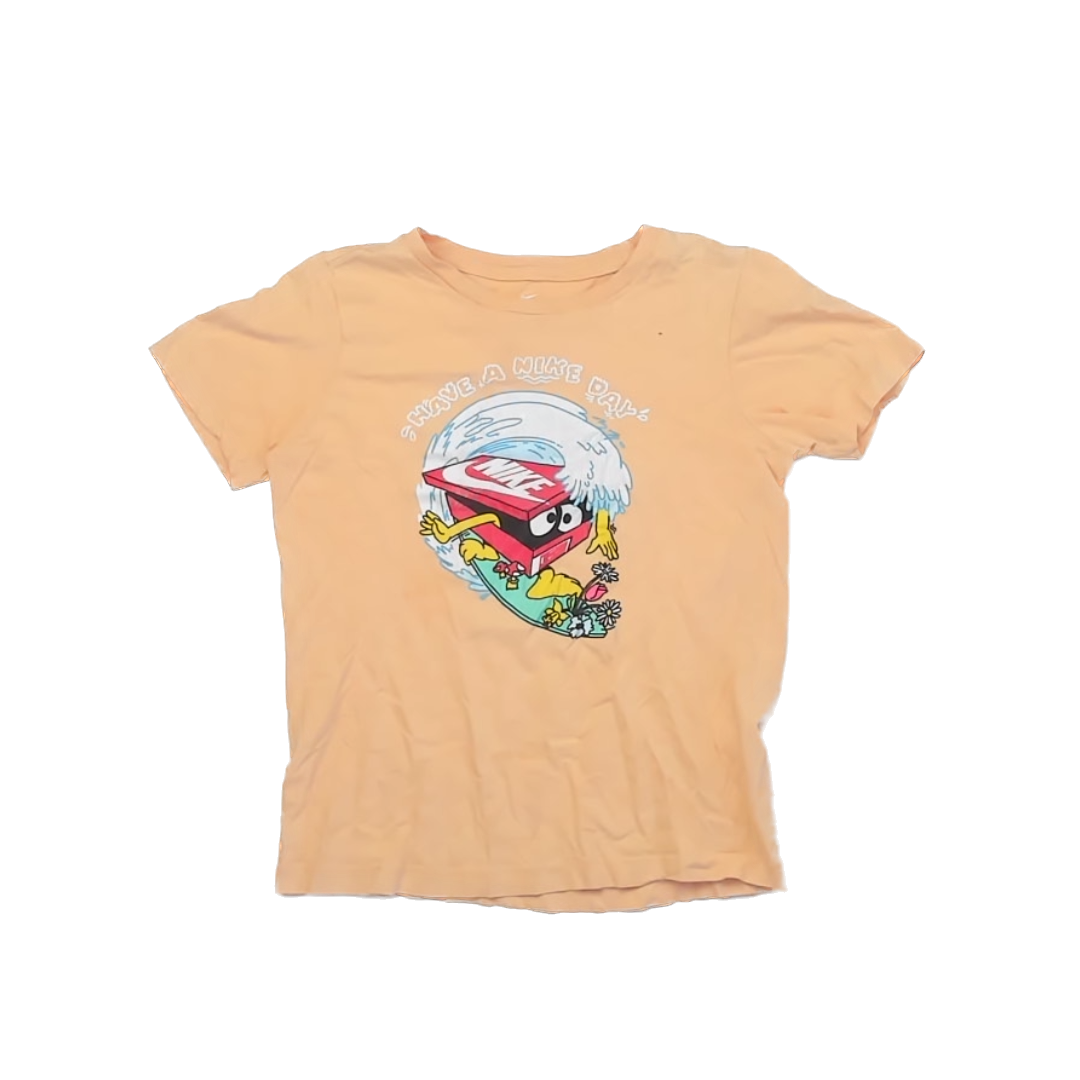 Nike Boys Salmon | Graphic T-Shirt Size: Youth M (12-14 Years) Salmon | Graphic