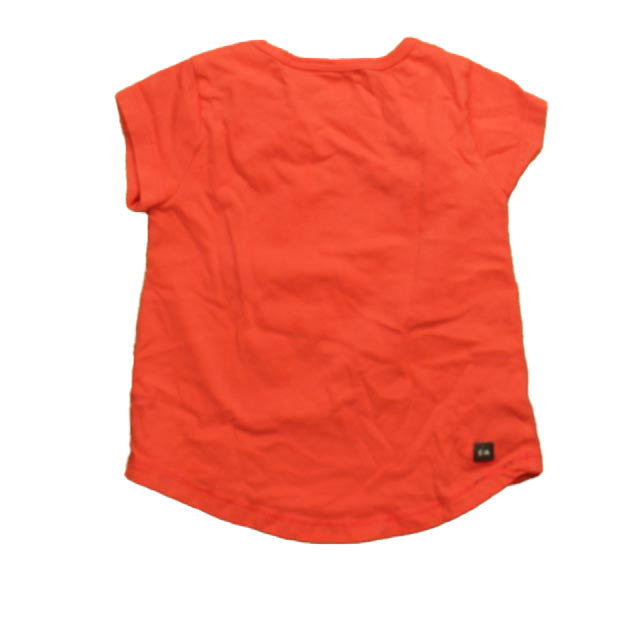 Tea Girls Salmon Short Sleeve Shirt Size: 2T