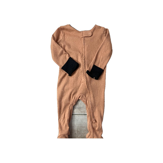 Cloud Island Unisex salmon 1-piece footed Pajamas Size: 3-6 months salmon