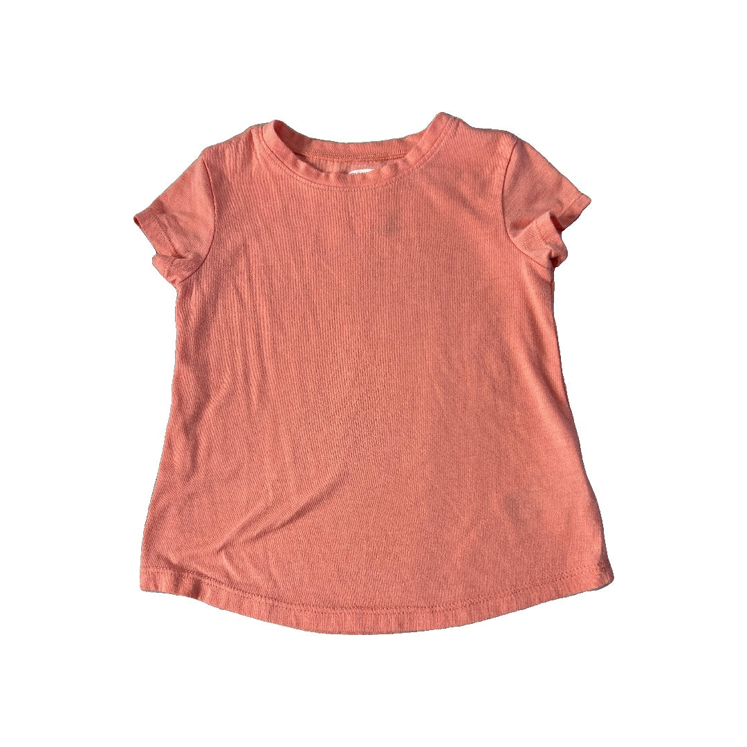 Old Navy Girls salmon Short Sleeve Shirt Size: 3T salmon