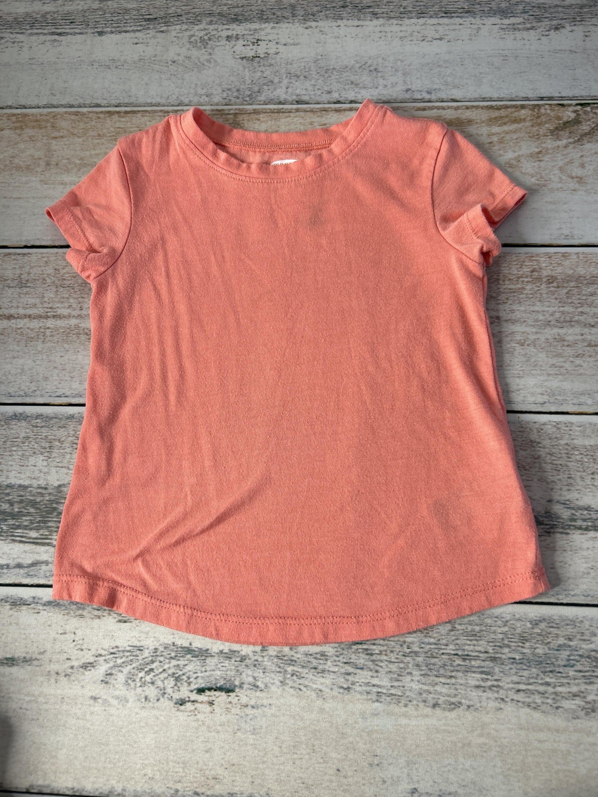 Old Navy Girls salmon Short Sleeve Shirt Size: 3T salmon