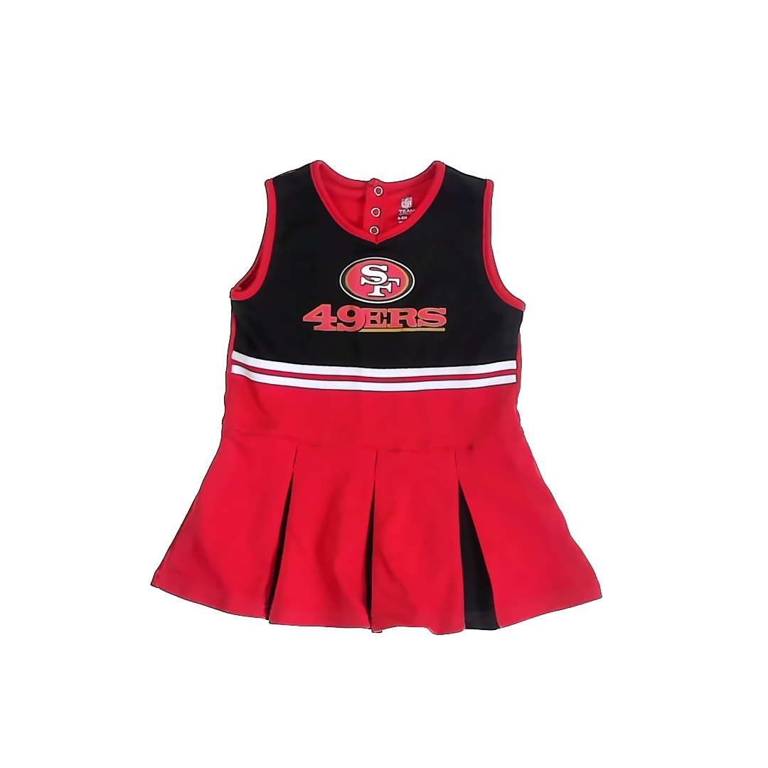 NFL Girls San Francisco 49ers Cheerleading Dress Size: 6 Years San Francisco 49ers Cheerleading