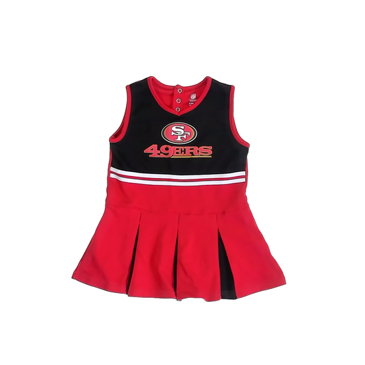 NFL Girls San Francisco 49ers Cheerleading Dress Size: 6 Years San Francisco 49ers Cheerleading