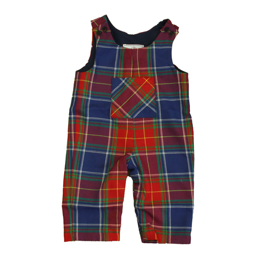 Classic Prep Boys Scottish Tartan Romper Size: 0-6 Months Scottish Tartan