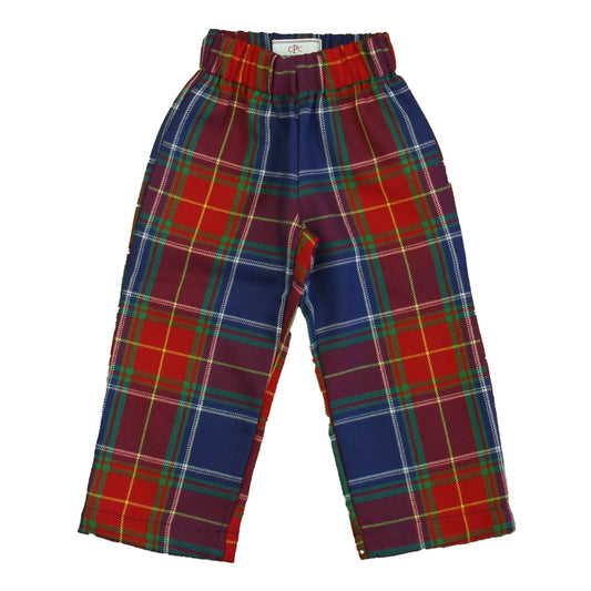 Classic Prep Boys Scottish Tartan Pants Size: 9-12 Months Scottish Tartan