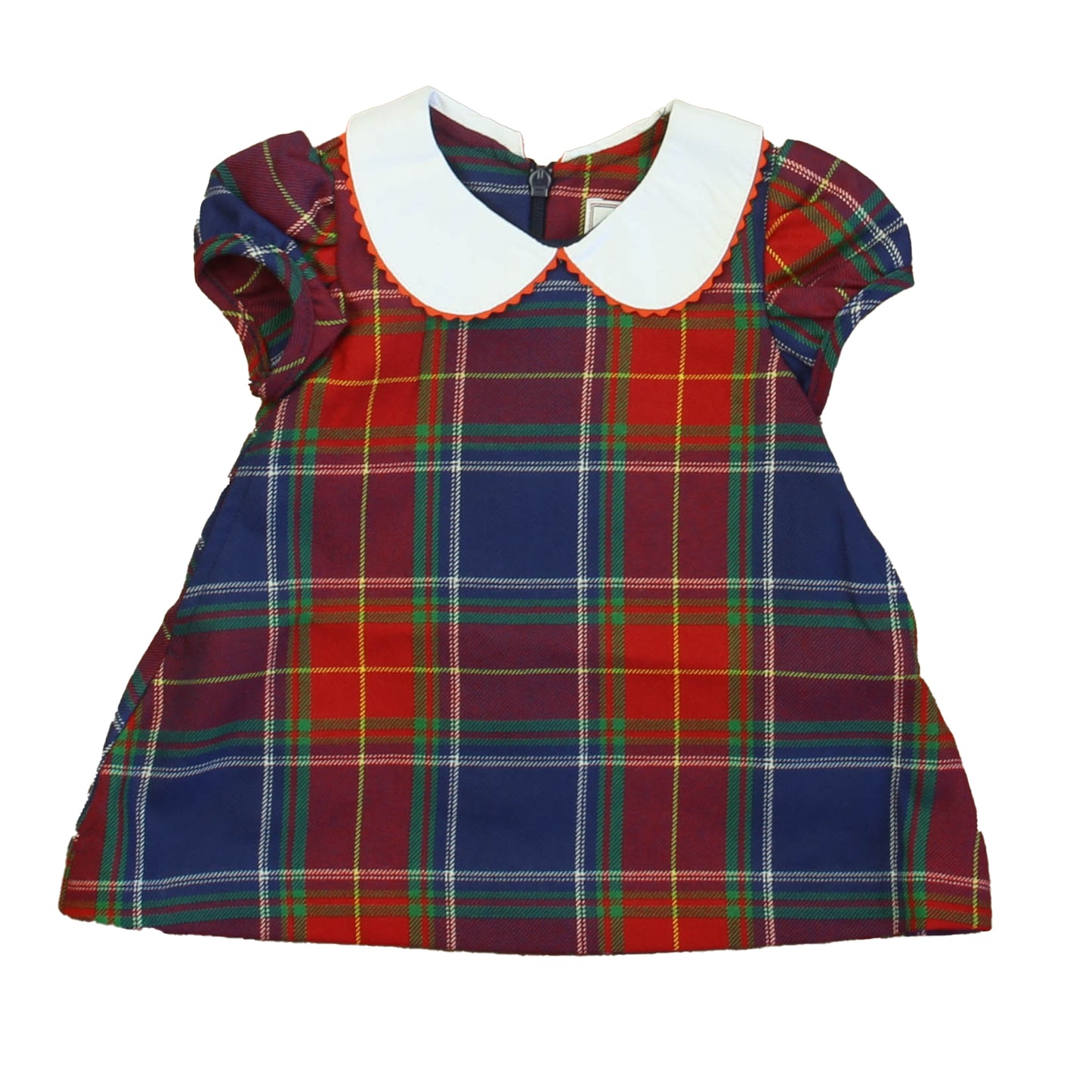 Classic Prep Girls Scottish Tartan Dress Size: 6-9 Months Scottish Tartan