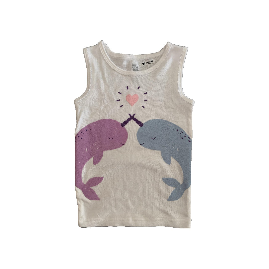 Just Born Girls Sea Animals | Blue | Lavender Pajamas Size: 3T Sea Animals | Blue | Lavender