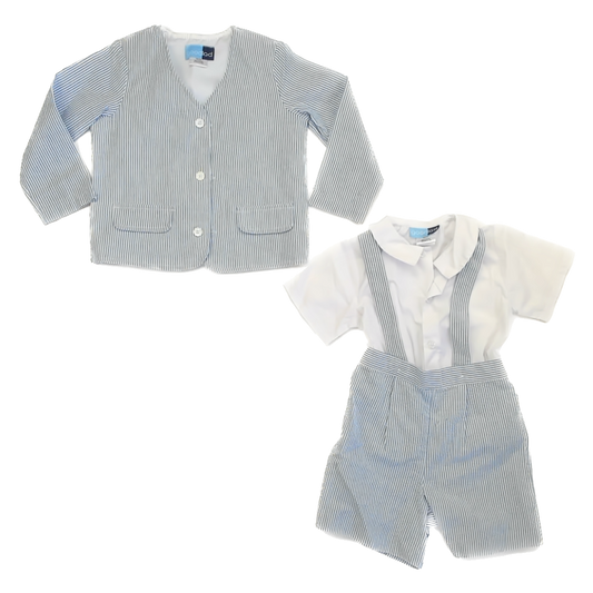 Goodlad Boys Seersucker Special Occasion Outfit Size: 4T Seersucker