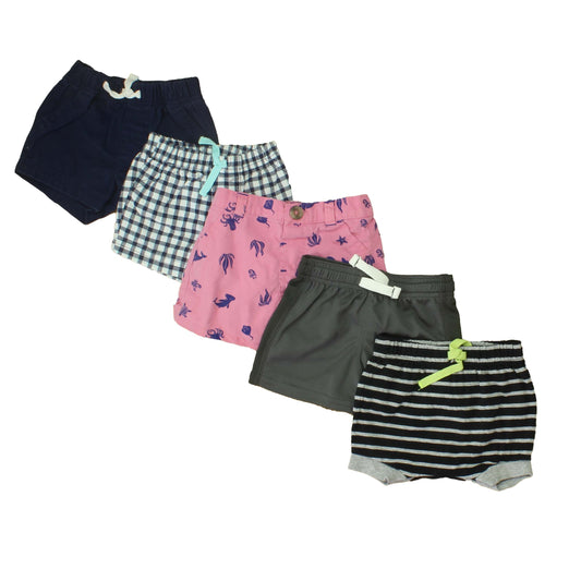 Boys Boys Set of 5 Summer Bottoms Size: NB-3T "choose size" Set of 5