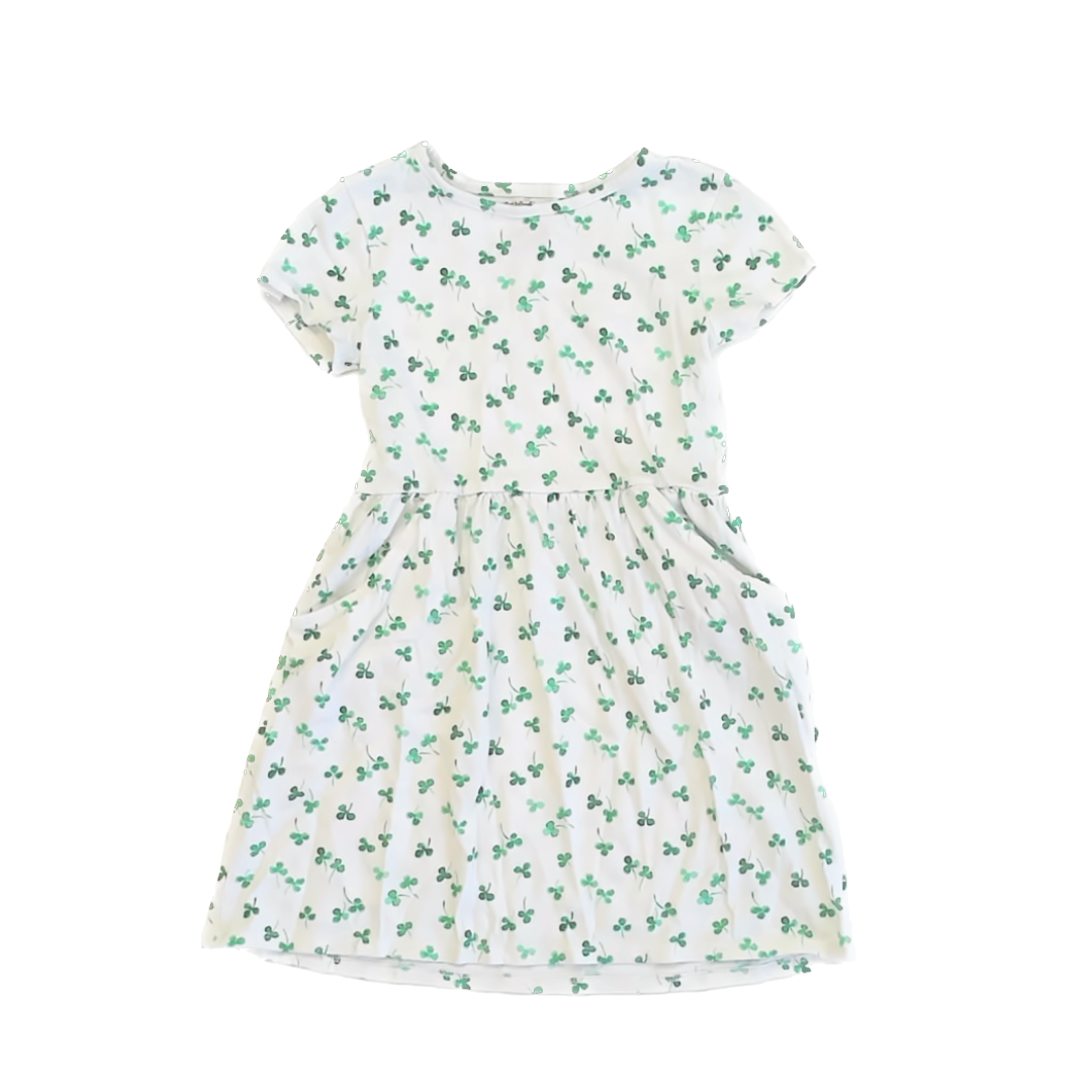 Cat & Jack Girls Shamrocks Dress Size: 8 Years Shamrocks