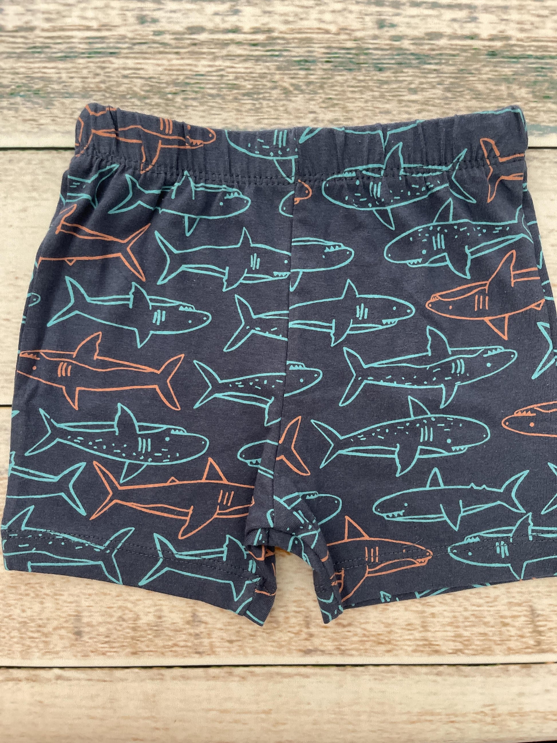 Nordstrom Boys Sharks | Navy Blue Pajamas Size: 3T Sharks | Navy Blue