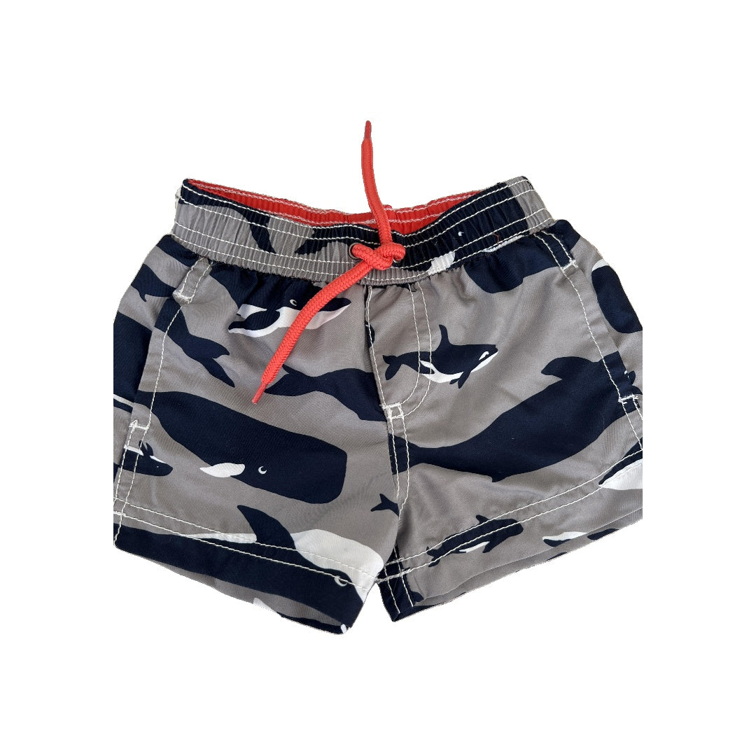 Carters Boys Sharks Trunks Size: 3-6 months Sharks