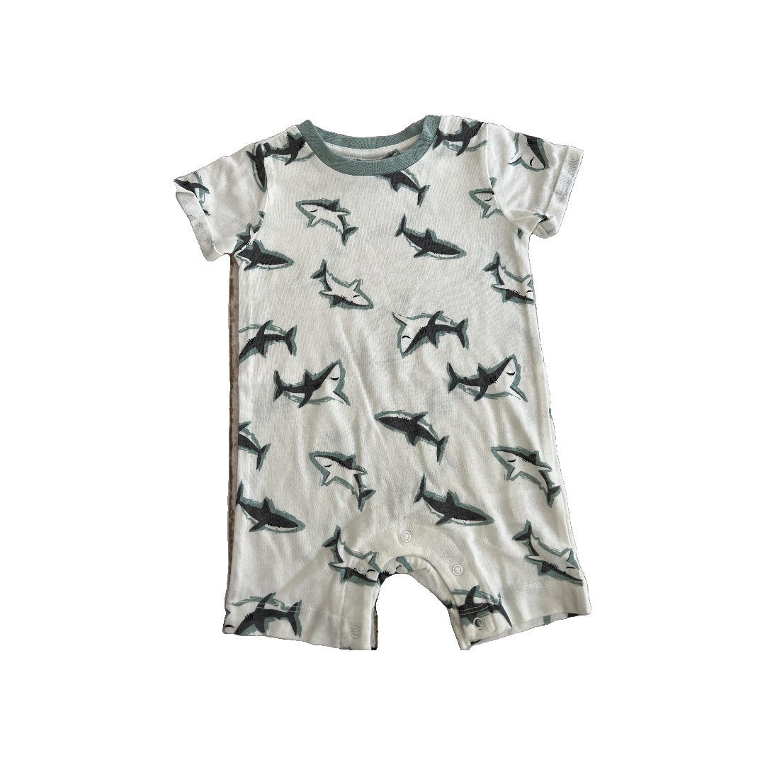 PL Baby Boys Sharks Romper Size: 12 months Sharks