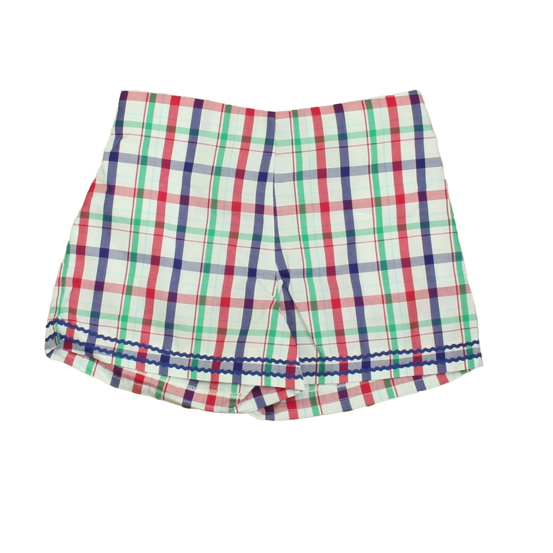 Classic Prep Girls Sherbert Plaid Shorts Size: 6-14 Years Sherbert Plaid