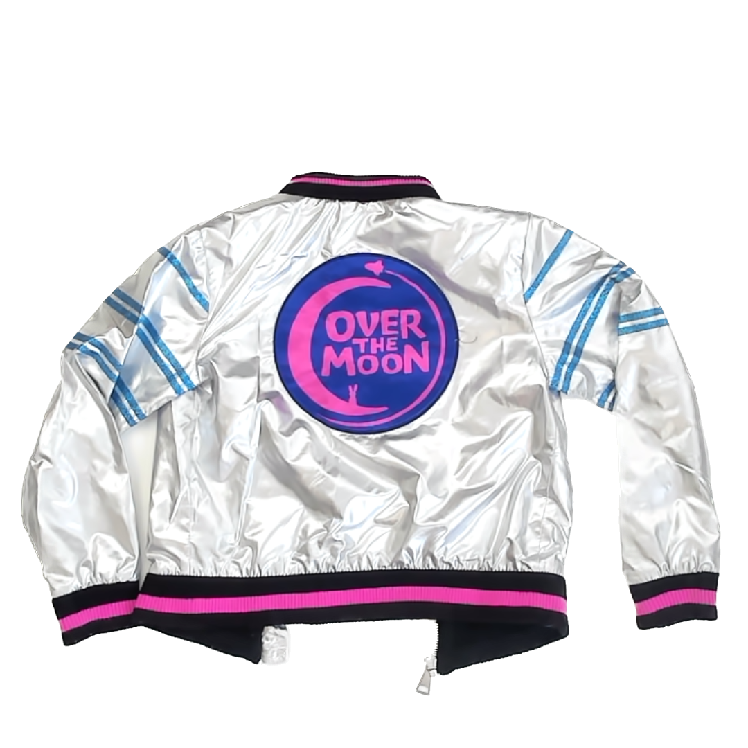 Over the Moon Girls Silver | Blue Jacket Size: 6 Years Silver | Blue