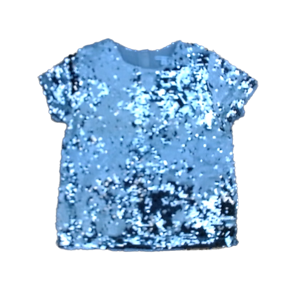 Rockets Of Awesome Girls Silver Sequin Tank Top Size: 10 Years Silver Sequin