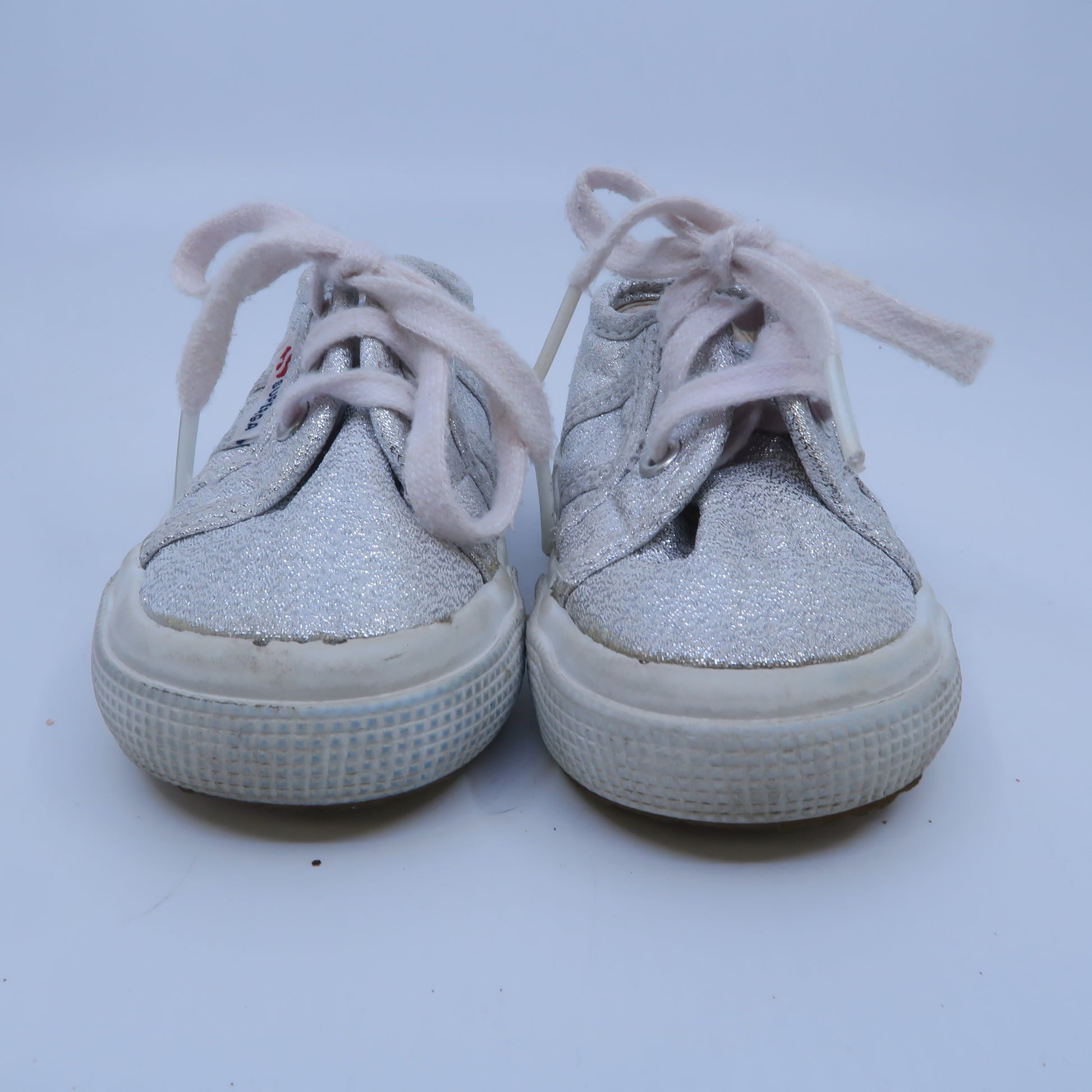 Superga Girls Silver | Sparkle Sneakers Size: 4 Infant Silver | Sparkle