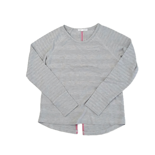 Rockets of Awesome Girls Silver Long Sleeve T-Shirt Size: 7 Years Silver