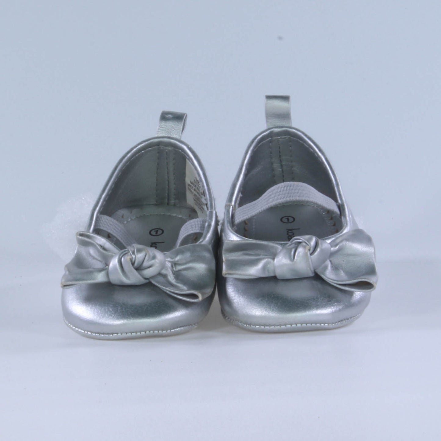 Koala Baby Girls SIlver Shoes Size: 1 Infant SIlver