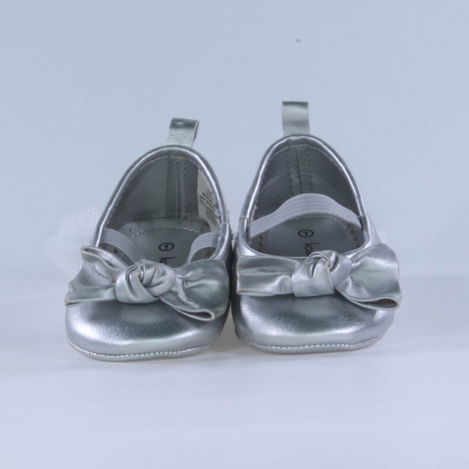 Koala Baby Girls SIlver Shoes Size: 1 Infant SIlver
