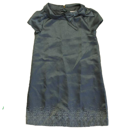 Janie and Jack Girls Silver Dress Size: 6 Years