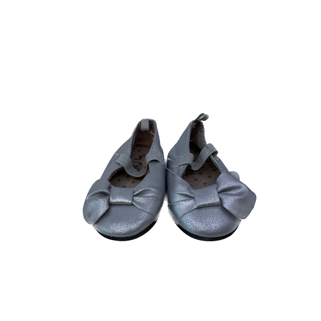 Wonder Nation Girls Silver Shoes Size: 3 Infant Silver