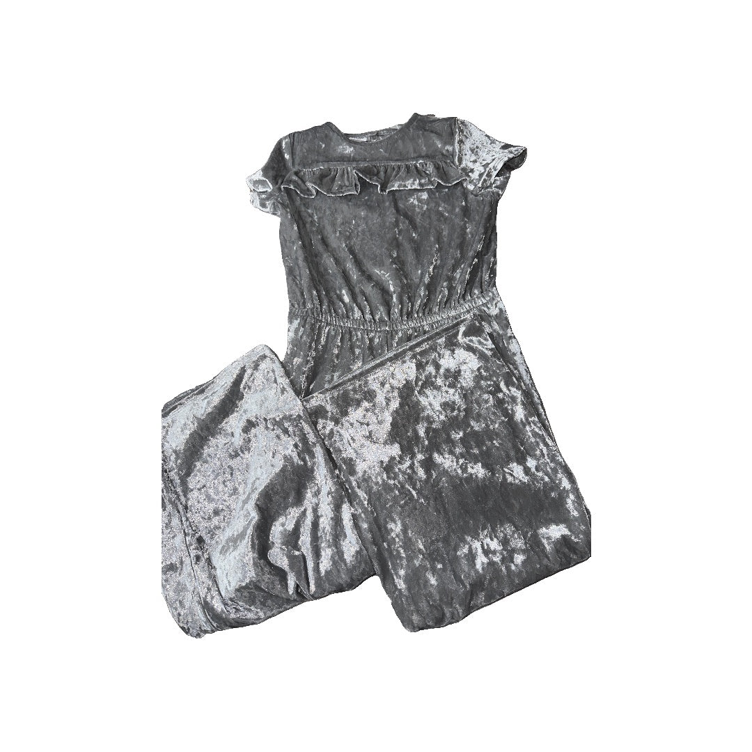 Harper Canyon Girls Silver Romper Size: 5T Silver