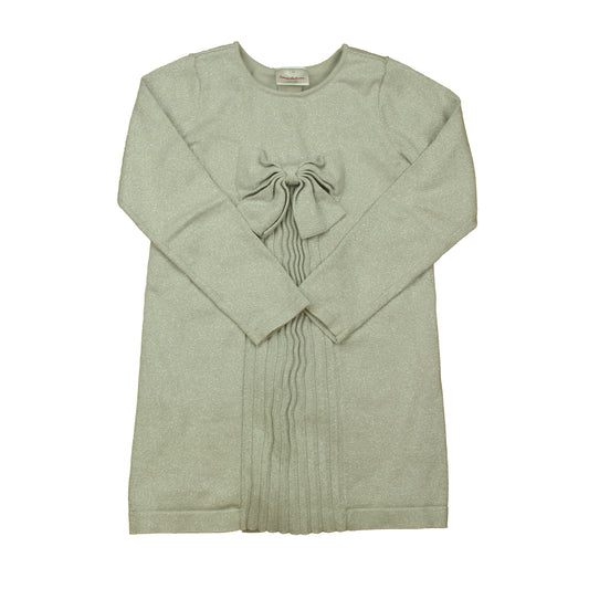 Hanna Andersson Girls Silver Dress Size: 7 Years