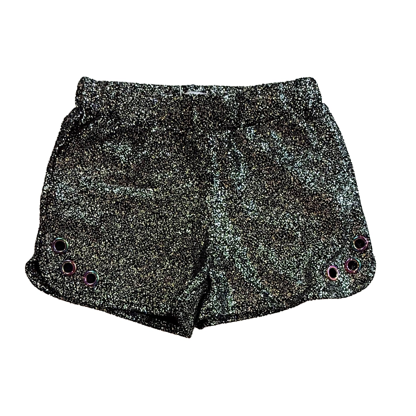 Mia Girls Silver Shorts Size: 4T Silver