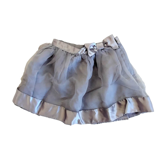Janie and Jack Girls Silver Skirt Size: 3T Silver
