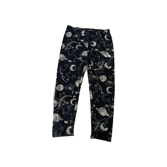 Burt's Bees Unisex Space | Black | White Pajamas Size: 3T Space | Black | White