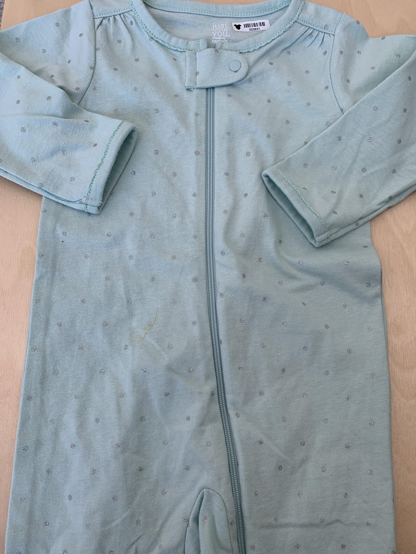Carters Girls Sparkle | Mint Pajamas Size: 9 months Sparkle | Mint