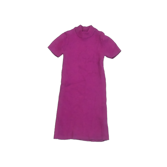 Zara Girls Sparkle Purple Sweater Dress Size: 6-7 Years Sparkle Purple
