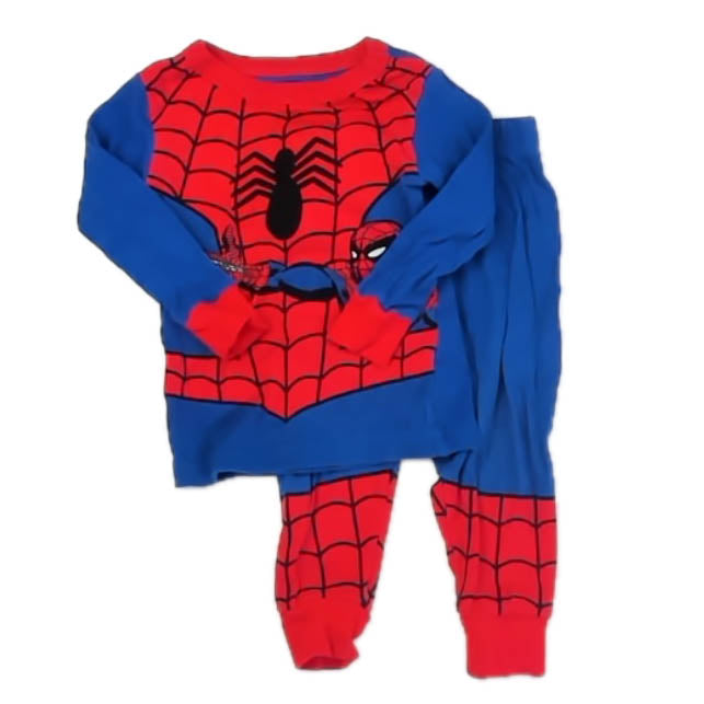 Marvel Boys Spiderman 2-piece Pajamas Size: 18 Months Spiderman