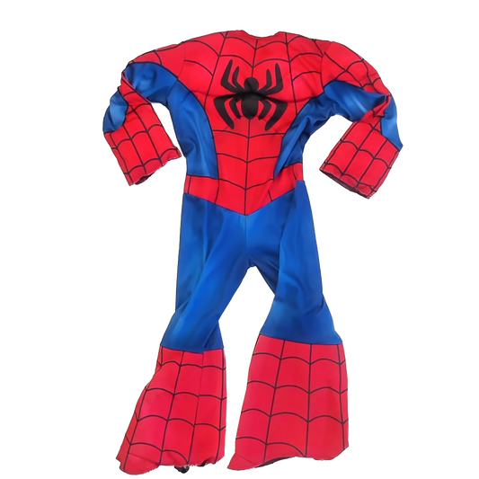 Rubies Boys Spiderman Costume Size: 2-3T Spiderman