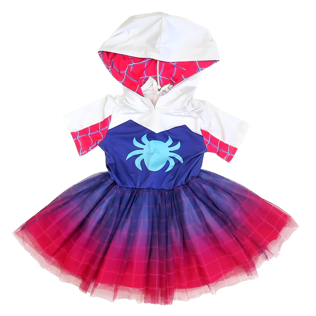 Spiderman Girls Spiderman Costume Size: S (5-6) Spiderman