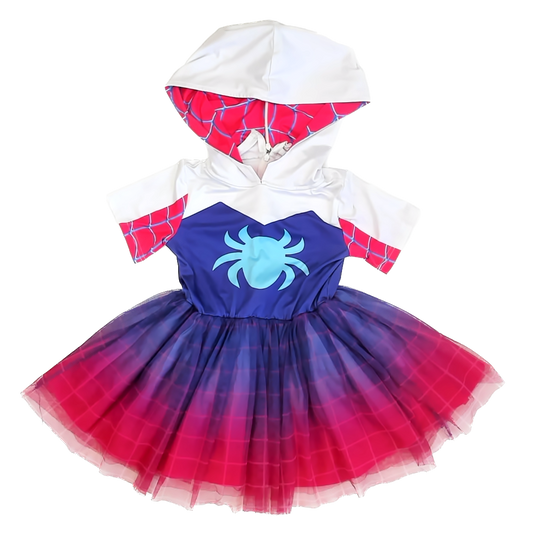 Spiderman Girls Spiderman Costume Size: S (5-6) Spiderman