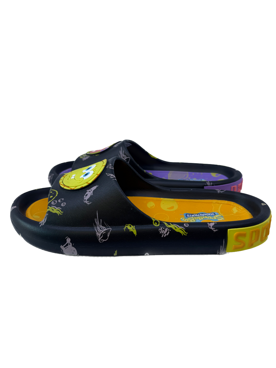 Ground Up Boys Sponge Bob Flip Flops Size: Men's 9 Sponge Bob