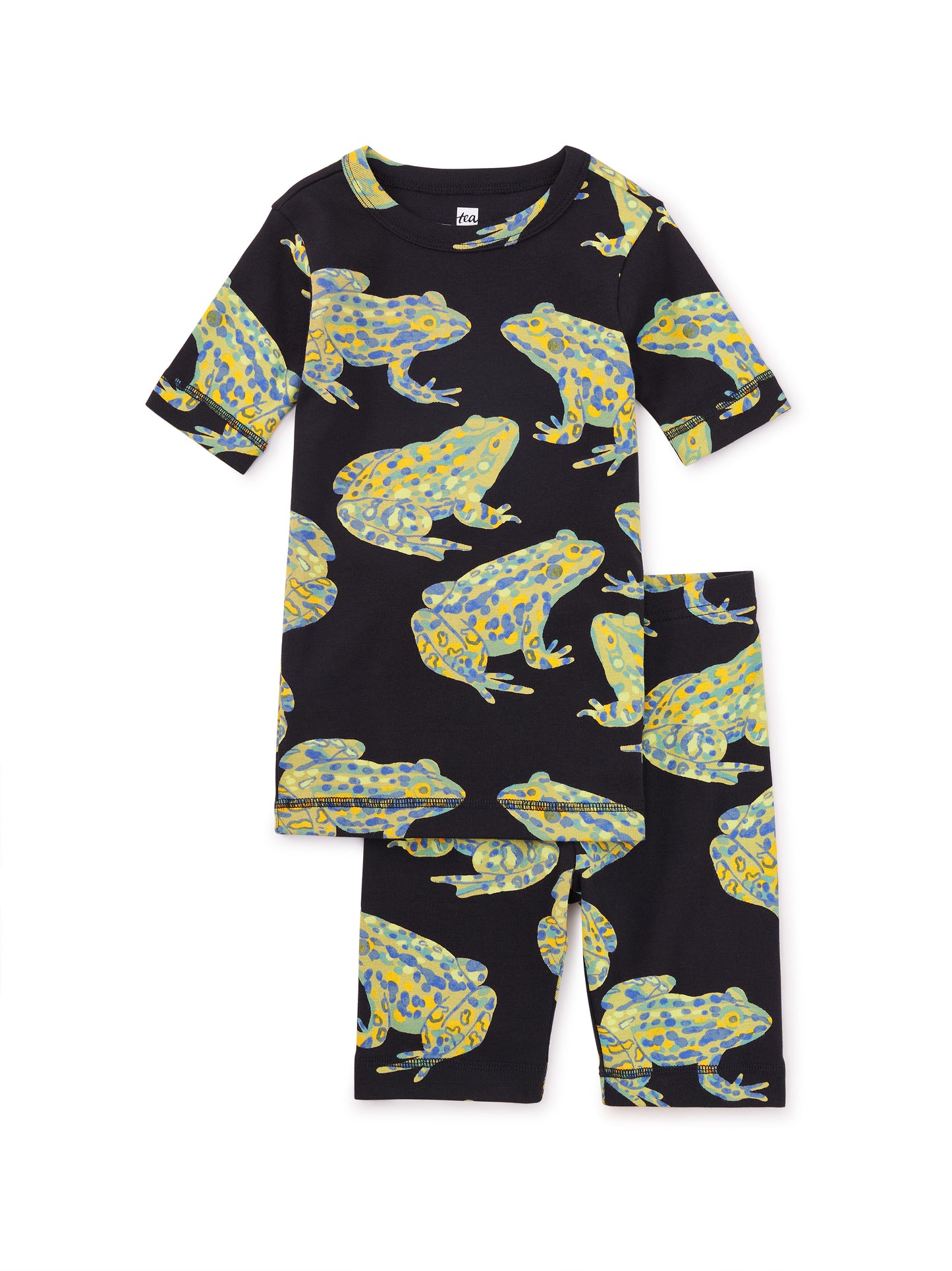 Tea Collection Boys Spotted Frog 2-piece Pajamas Size: 12-18 Months Spotted Frog