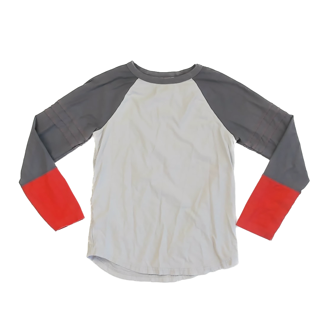 Tea Collection Boys stone Long Sleeve T-Shirt Size: *12-14 Years stone