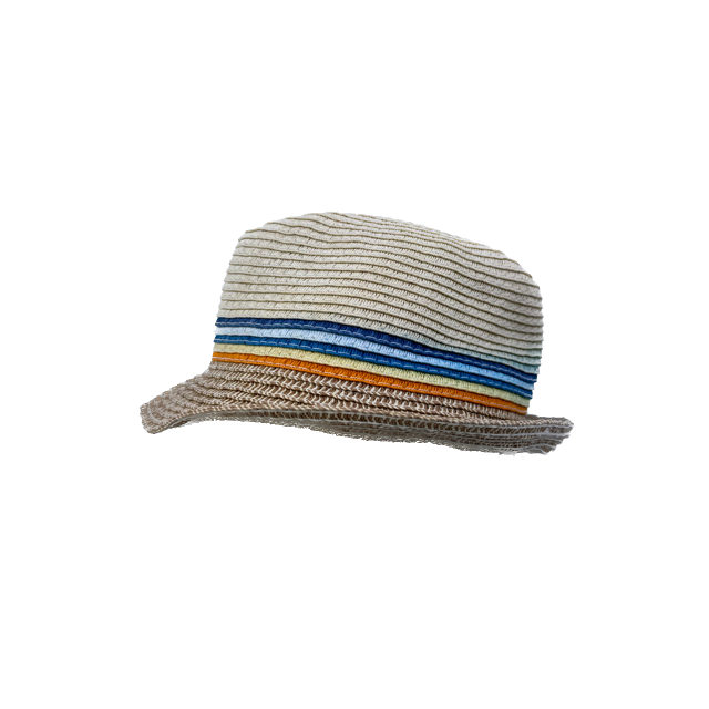 Target Boys Straw | Blue | Orange Sun Hat Size: Toddler * Straw | Blue | Orange