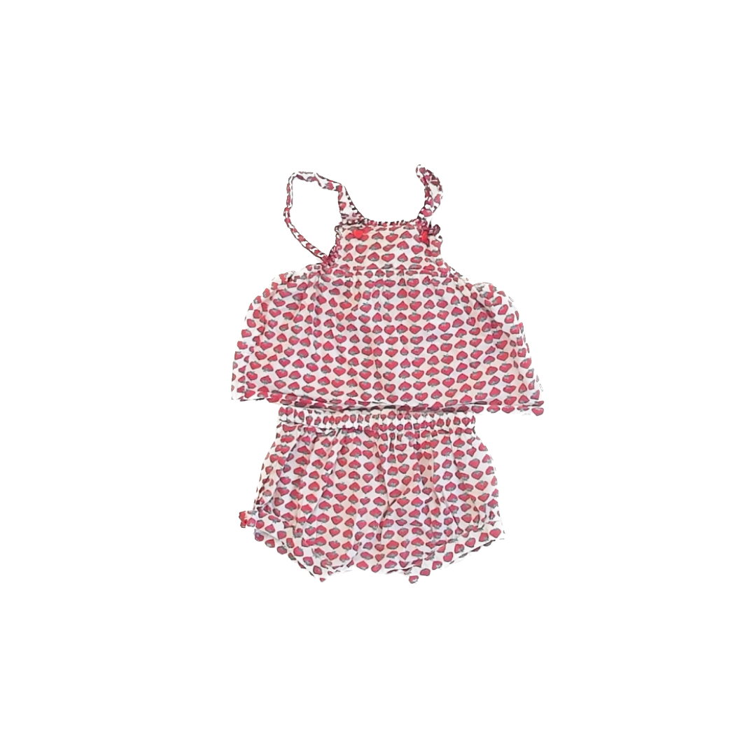 Stella McCartney Girls Strawberry Apparel Sets Size: 6-12 Months Strawberry