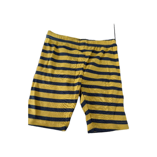 Just Born Boys Stripe | Black | Yellow Pajamas Size: 4T Stripe | Black | Yellow