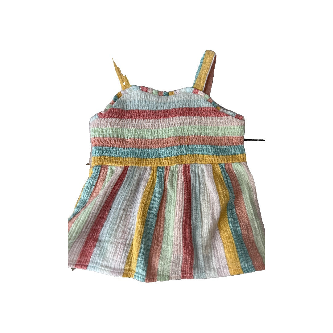 Cat & Jack Girls Stripe | Multi Tank Top Size: 3T Stripe | Multi
