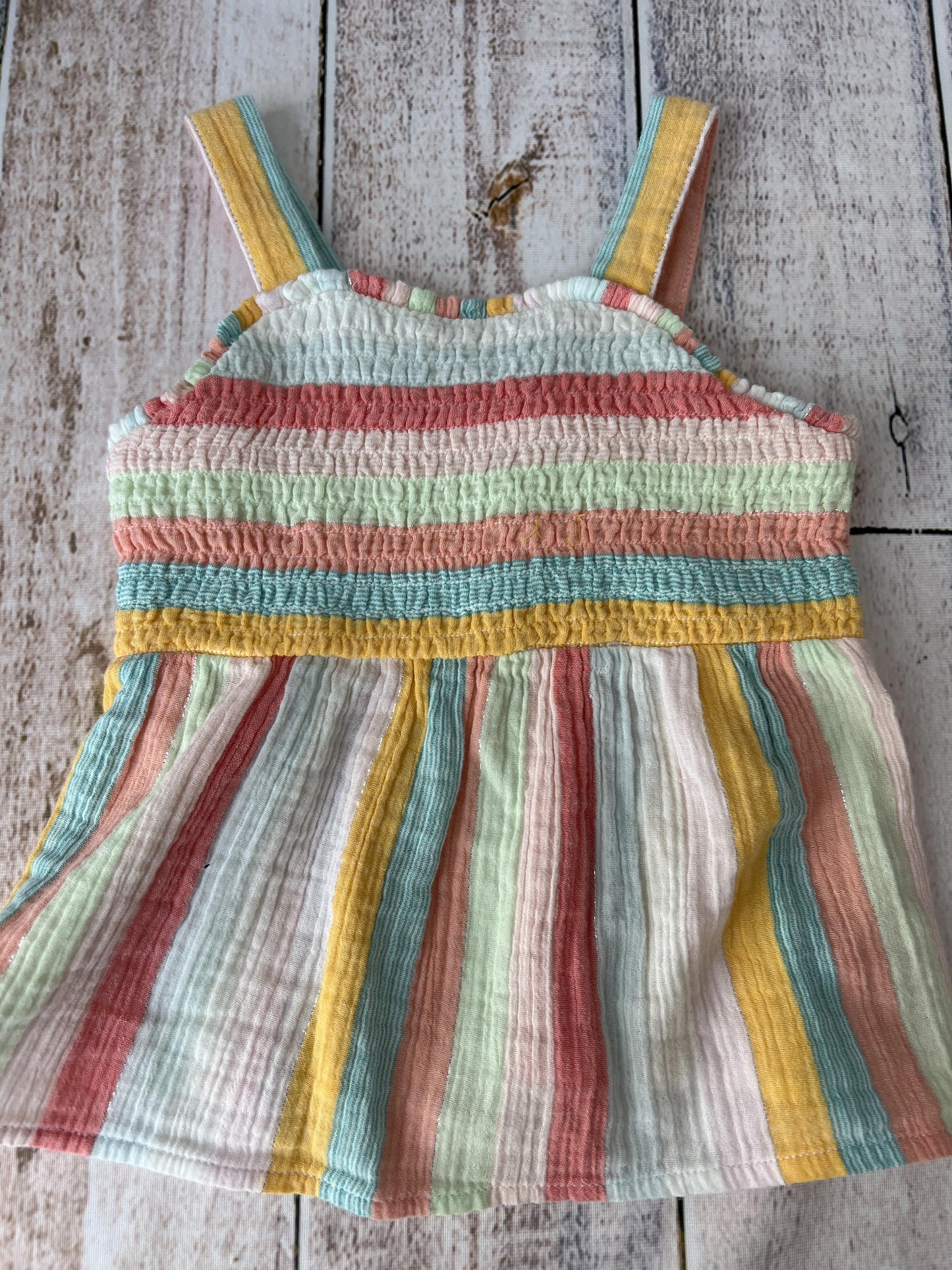 Cat & Jack Girls Stripe | Multi Tank Top Size: 3T Stripe | Multi